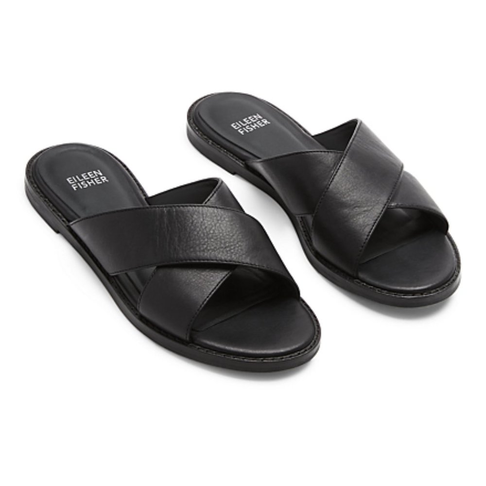 Eileen Fisher cape sandals NEW never worn